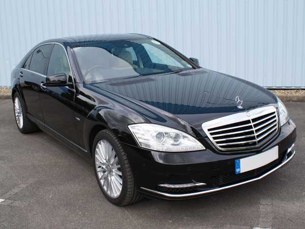 Chauffeur driven Mercedes S Class