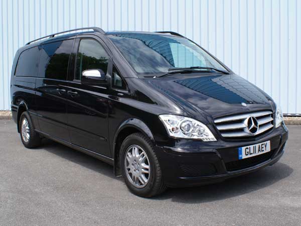 Chauffeur driven Mercedes Viano